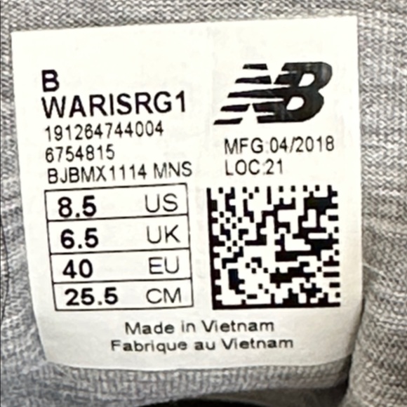 New Balance Fresh Foam Arishi Gray & White Running Shoes Size 8.5 - Picture 8 of 8